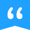 Quotation graphic